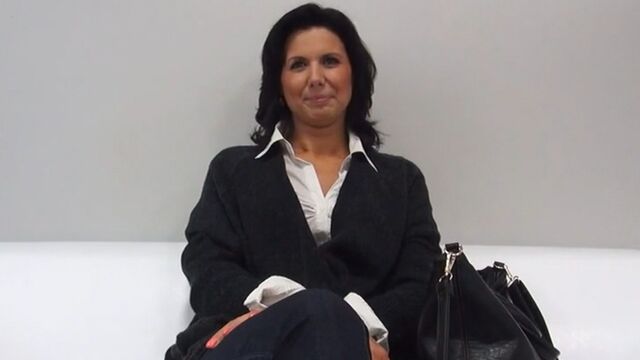 Mature woman seduces agent