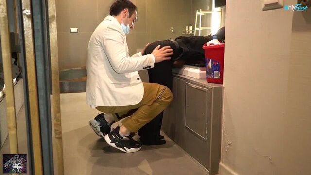 FUCKED A CLEANER IN FRONT OF MY WIFE homemade porn incest blowjob sex cheating whore milf cuckold mother mature Russian students