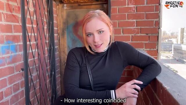 Russian whore cheated with her neighbor (russian with conversations in stockings in lingerie)
