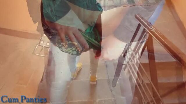 Compilation of cum in panties [Sperm, Homemade, Homemade porn, Vaginal]