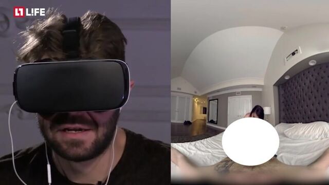 People watch porn in virtual reality for the first time (virtual porn vr porno glasses blowjob anal whores mothers anal tits sex mature