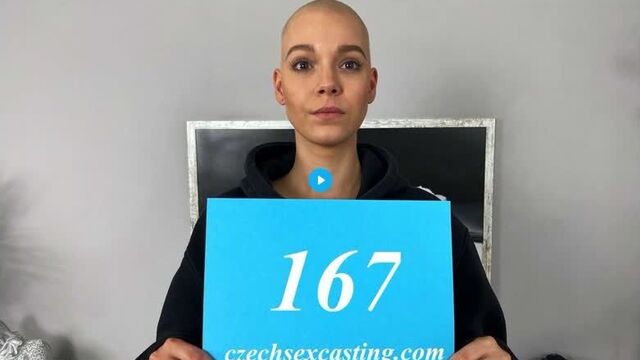 Czechsexcasting - Enigma Silky - Shaved head girl in casting fuck dream [Homemade,Private,Blowjob,On camera,Casting,MILF,2020]