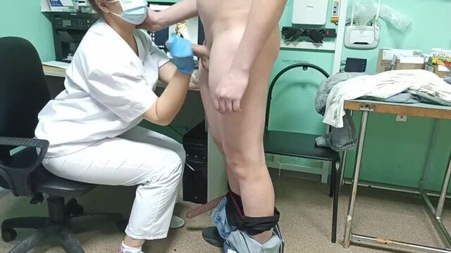 Russian hard anal porn (sex in hospital, patient fucked nurse, doctor in doctor's office, cum on tits, face cum)