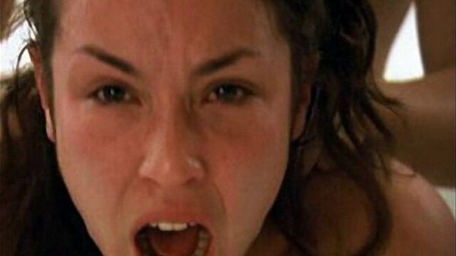 The girl was blackmailed into having anal sex (porn blackmail, she was seduced into anal sex, she was fucked in the ass on the set, it hurt very much in the ass)