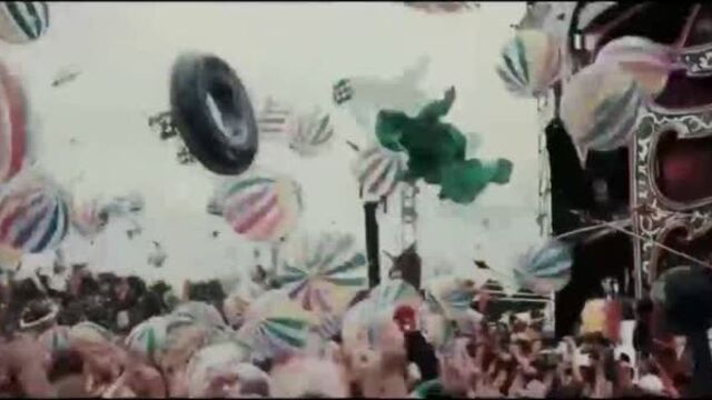 Music video with porn scenes, dancing and electronic music.