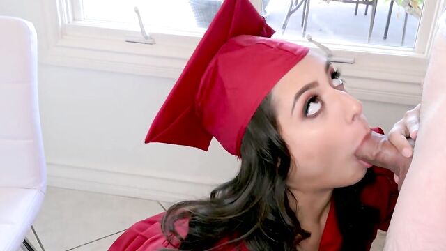 Fucked my stepbrother after graduation