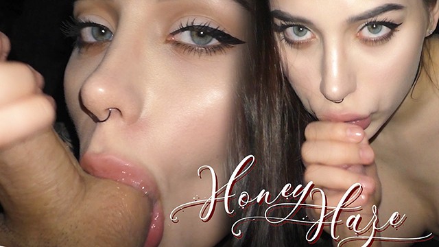 Used a neighbor to hone her blowjob skills