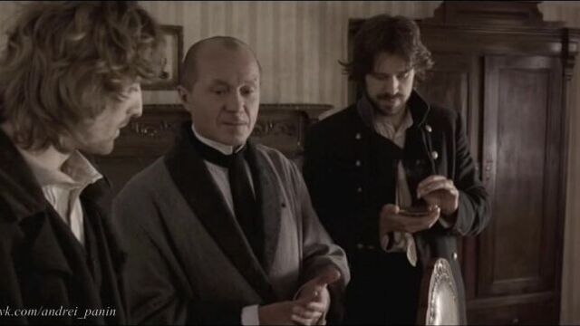 Andrey Panin and Vladimir Koshevoy in the t/s “Crime and Punishment” (2007), Rodion’s first meeting with Porfiry Petrovich