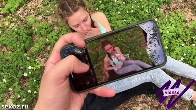 Photo shoot and sex in the forest with a Russian girl from the village!