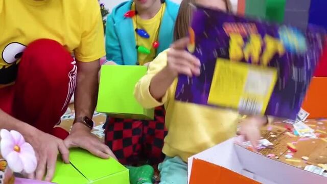 Max and Katya opened a cache of toys