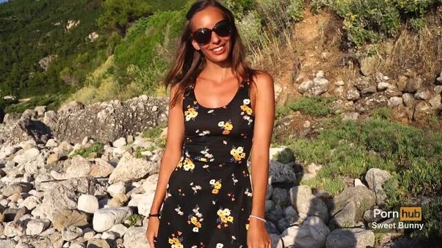 A bright girl tries anal sex with a guy outdoors, bitch (Fucks Russian, Blowjob, Private, Homemade, Amateur Porn)