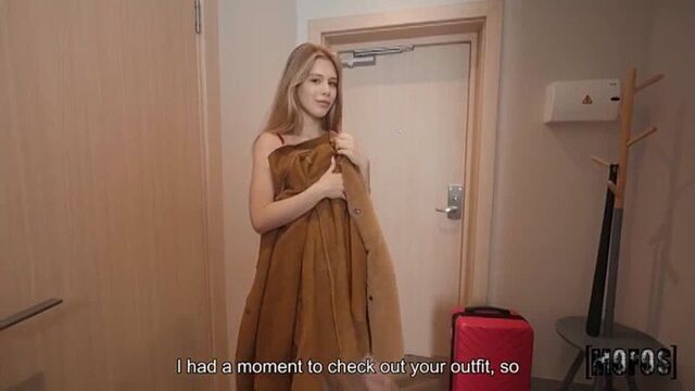 Russian anal whore stood up doggy style so that she could be fucked, with dirty talk, porn with dialogues, Russian, sex, conversations