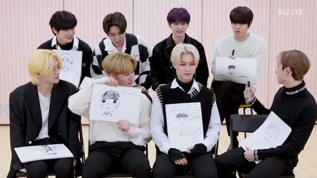 [Russian voiceover by Ayka] Which member of Stray Kids is the best artist? | Harper's BAZAAR