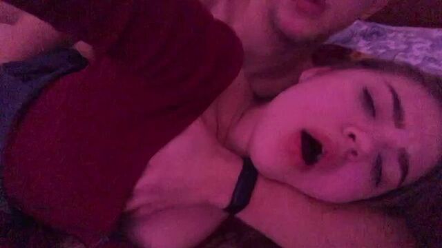 Married slut Nastya loves to cheat on her husband with her lover (Russian homemade porn sex cheating husband cuckold wife sexwife hotwife)