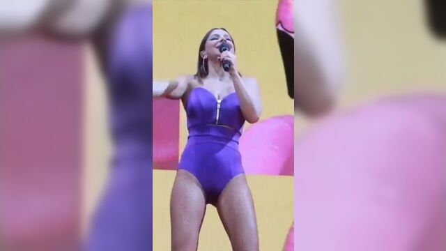 Ani Lorak in a swimsuit