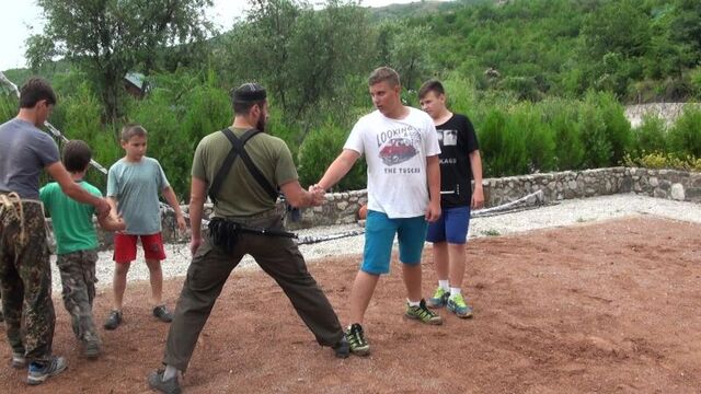 Cossack training...