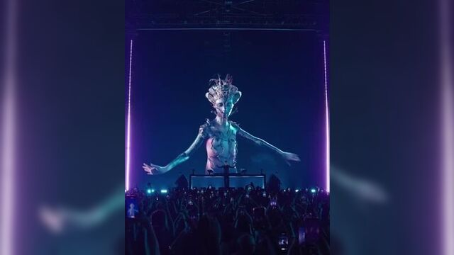 Digital avatars at rave parties in Brazil