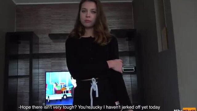 I argued with my friends that I would film anal porn. New Russian homemade porn from Nika