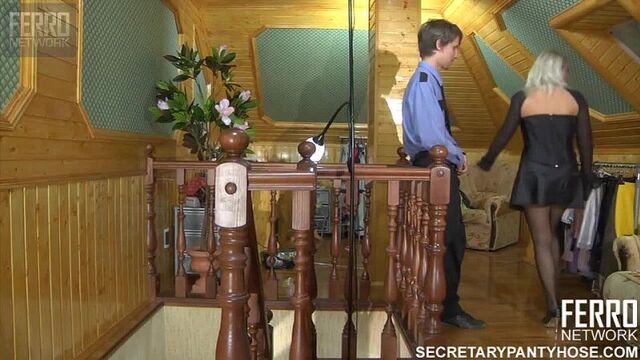 The security guard fucked the owner of the house