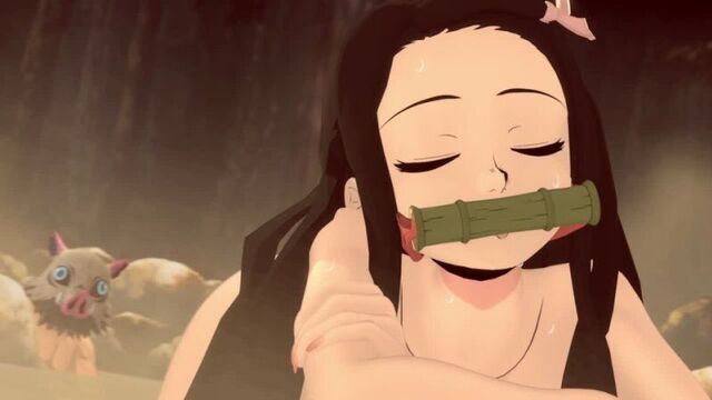 Nezuko getting fucked demon Nezuko demon cleaving blade animation anime porno 18+ anime animation hentai sex sex hentai
