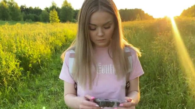 I lost my husband in the forest, but found him after sex with a forester [PORNFUN PORN VK, Porn vk] Russian, Outdoors, First person - POV