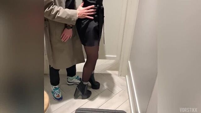 Sex with your boyfriend's friend in a store.