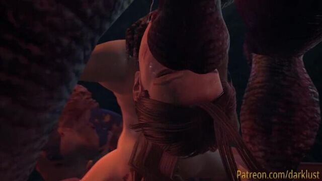 3D porn."Monsters and the girl"Part two.Final with the Devil!