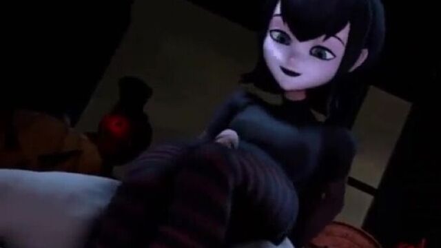 Young vampire Mavis fucks with monsters porn cartoon monsters on vacation