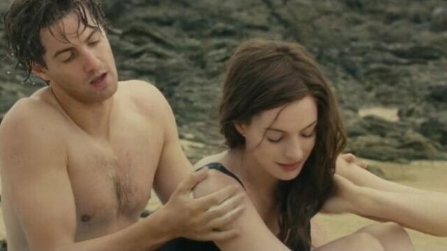 Anne Hathaway naked in the movie "One Day" (2011)