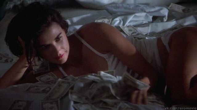 Sex with Demi Moore in bed with money