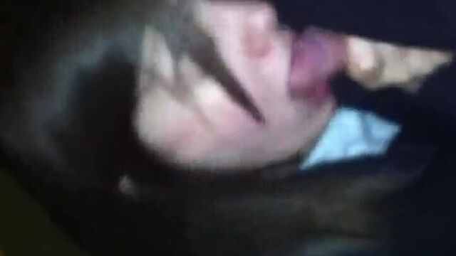 Vpiska _ Teen gives a blowjob, beauty sucks, student naked, tits, breasts,