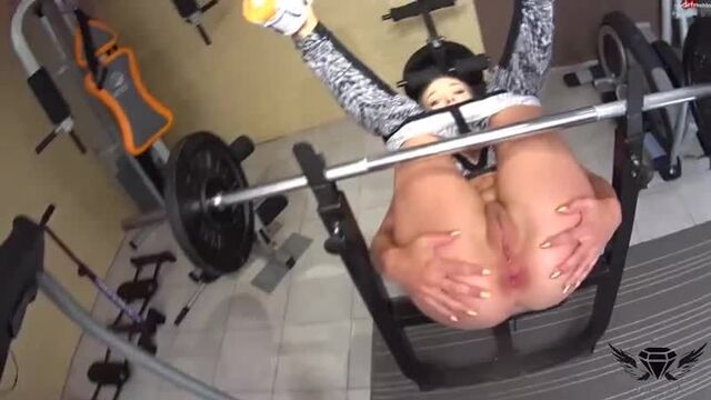 We took an anal break between sets in the gym (Russian Porn, Sex, Porn, Sex)