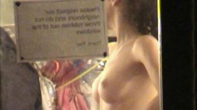 Ballerinas change clothes in front of the window 18+ Naked ballerinas do not know that their tits are being filmed Erotic porn naked girls
