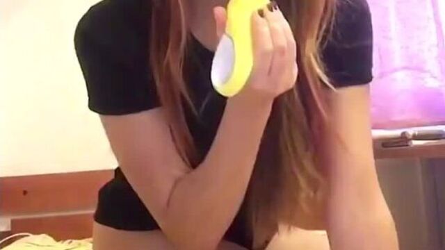 Schoolgirl fingering pussy