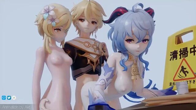 AETHER GANYU AND LUMINE ( ​​AKT )[GENSHIN IMPACT]