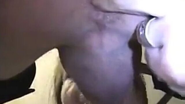 Blowjob and finger in the ass