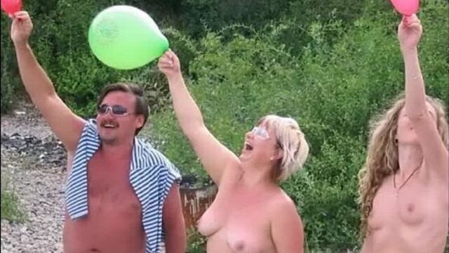 Photos of nudists in video