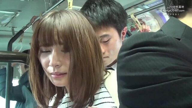 Japanese sex on a bus is what a young Asian girl dreamed about