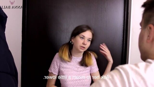 A neighbor helped me get rid of stress (Russian homemade porn, public sex in a clearing, fucking with a drunk)