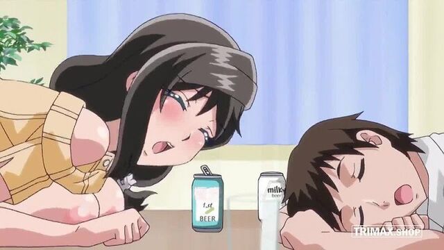 Cool porn cartoon with a drawn chick