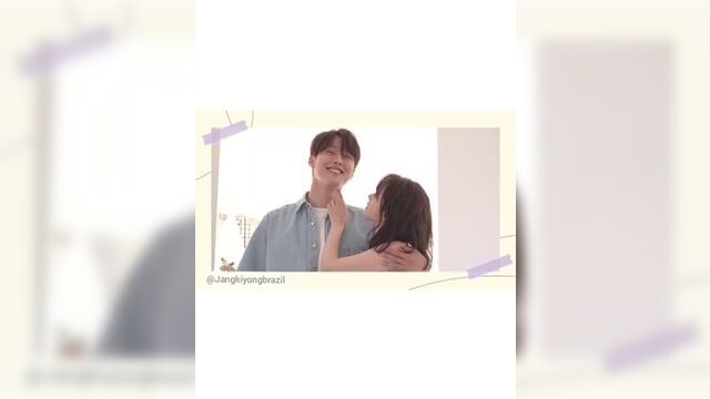 Jang Ki Young and Hyeri behind the scenes of the photo shoot