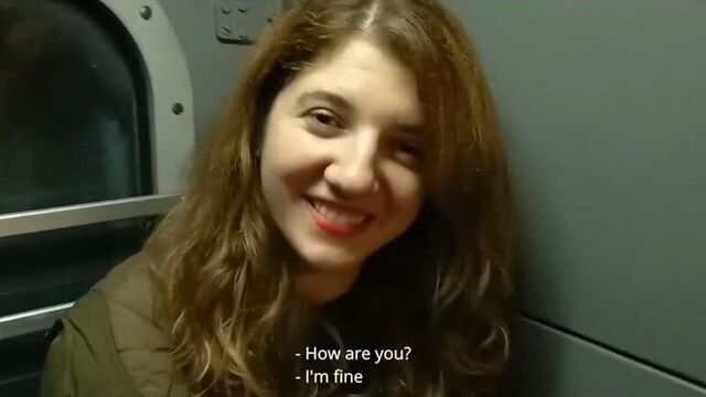 Fucked a fellow passenger on the train [Russian, creampie, private, homemade, amateur, on camera, Ukrainian, in the carriage, blowjob, sucking, sperm]