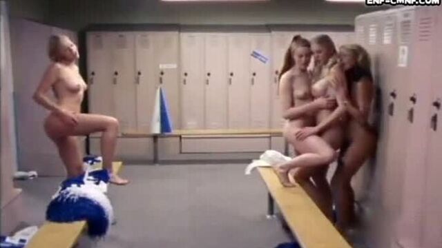 CMNF comedy video - "invisible guy" in the women's locker room