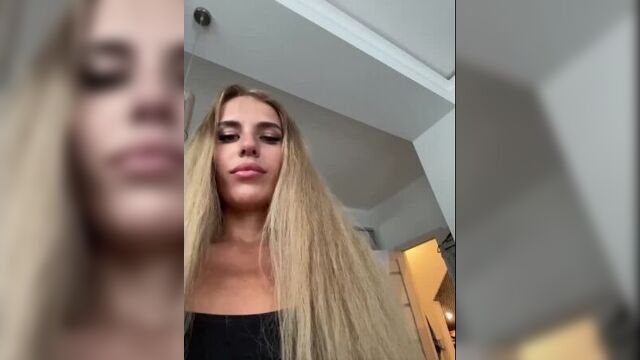 Blonde in the bustle of home blondinochkaa 18 years old Russian Bongacams, Chaturbate, webcam, anal, bbc group youngsters entry sex facial