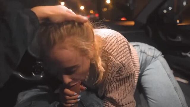 Russian porn anal sucking in the car