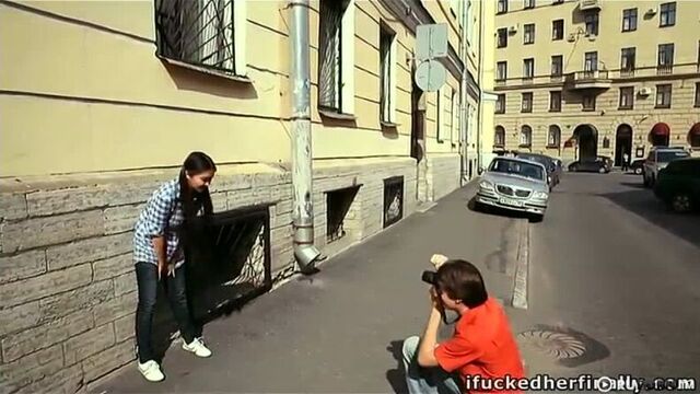 Sex with Russian narrow-eyed girl