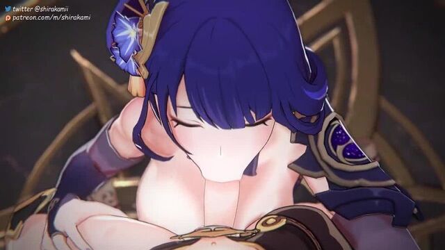 Shirakami | Raiden Shogun (Genshin Impact) [Hentai 3D]