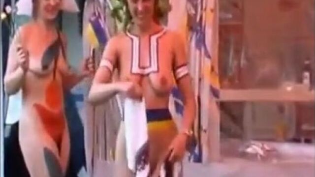 How naked Ukrainian women greeted Western guests.