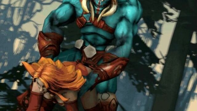 Huskar, having learned the ultimate, pulls Lina Lina Lina's legs tits ass gg gg mother fucked (Dota Dota) [Porn and Sex 18+]