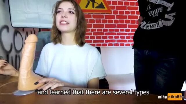 mihaNika69 learn to give blowjob Russian homemade